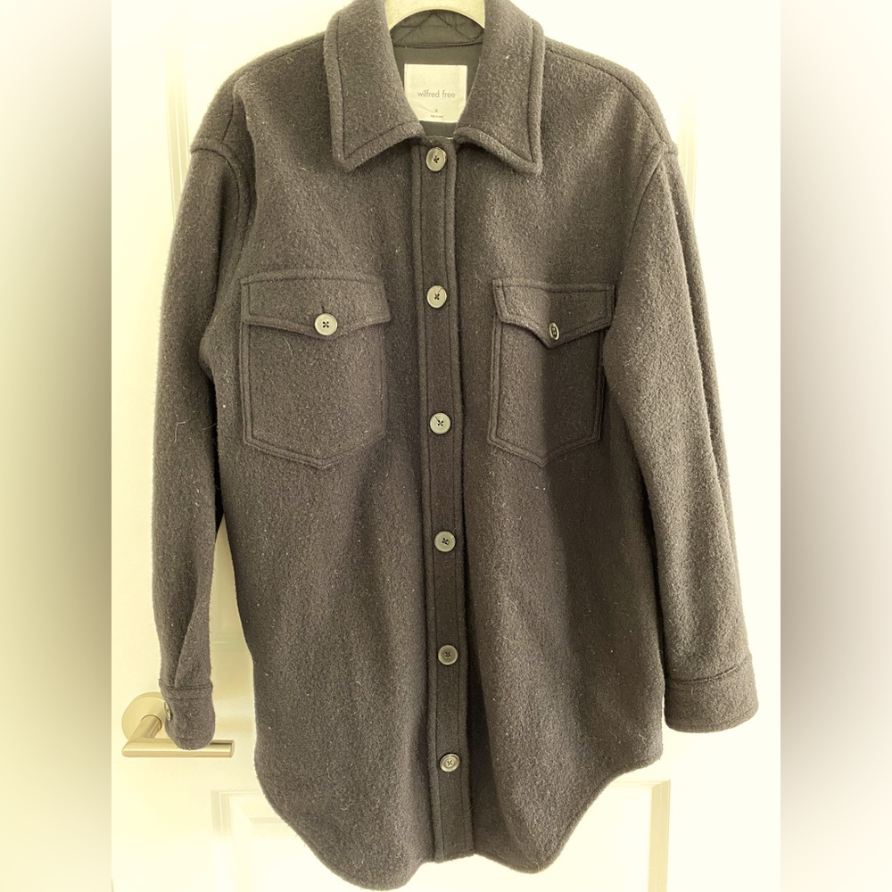 Wilfred wool shacket